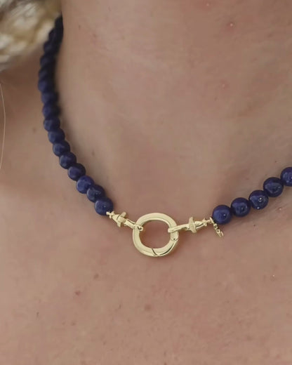 INDIGO Gemstone Beaded Necklace