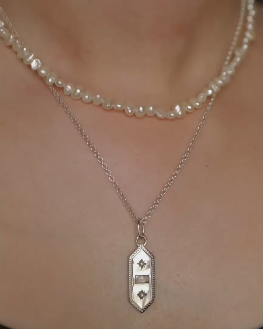 TOKEN / IVY / AURA Necklace Set - Silver