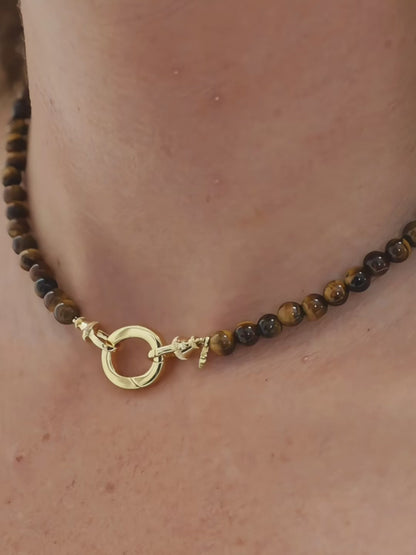 TAWNY Gemstone Beaded Necklace