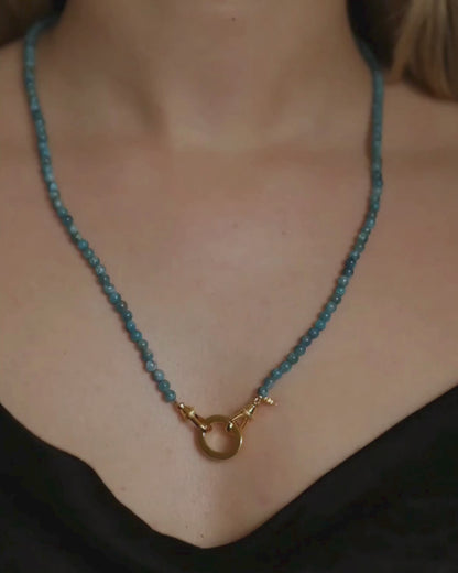 ALLY Apatite Beaded Necklace