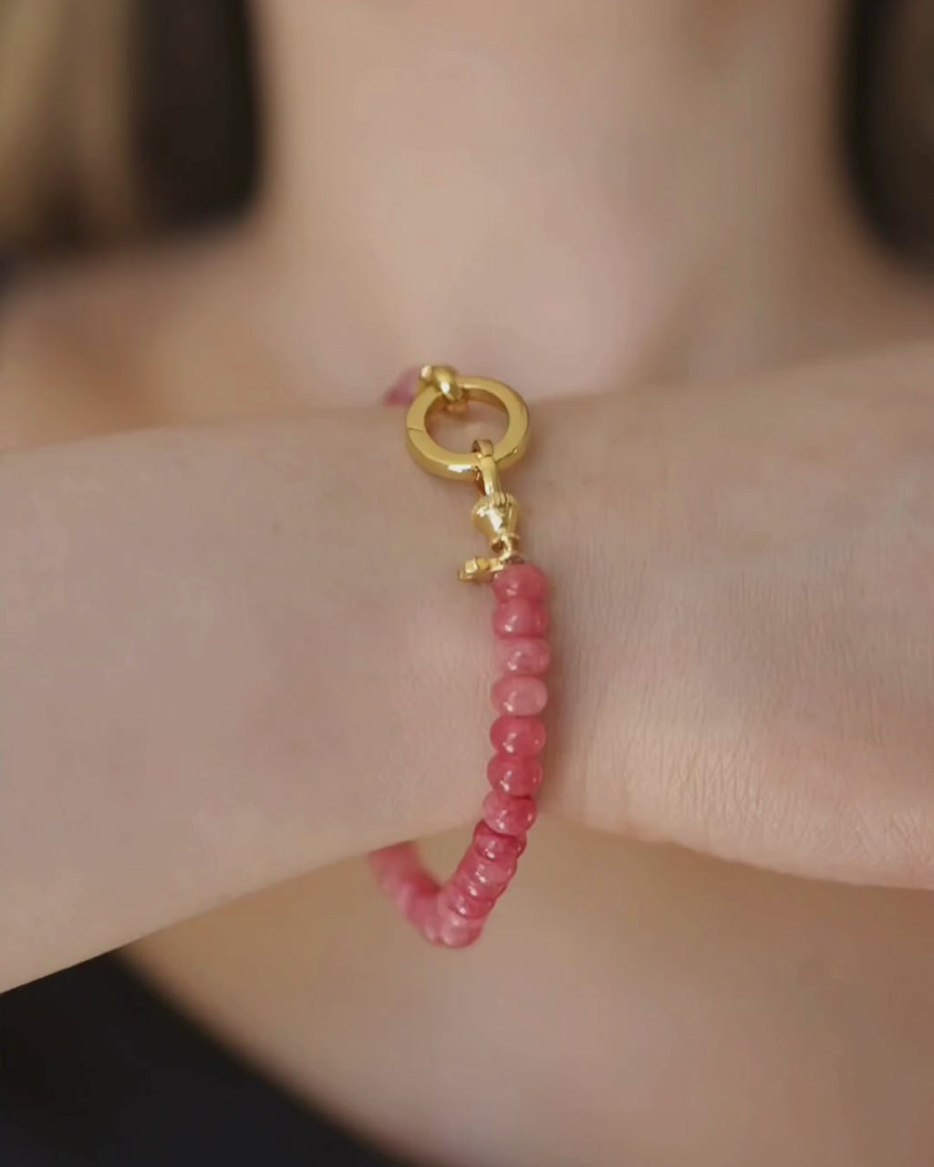 PETRA Strawberry Quartz Bracelet