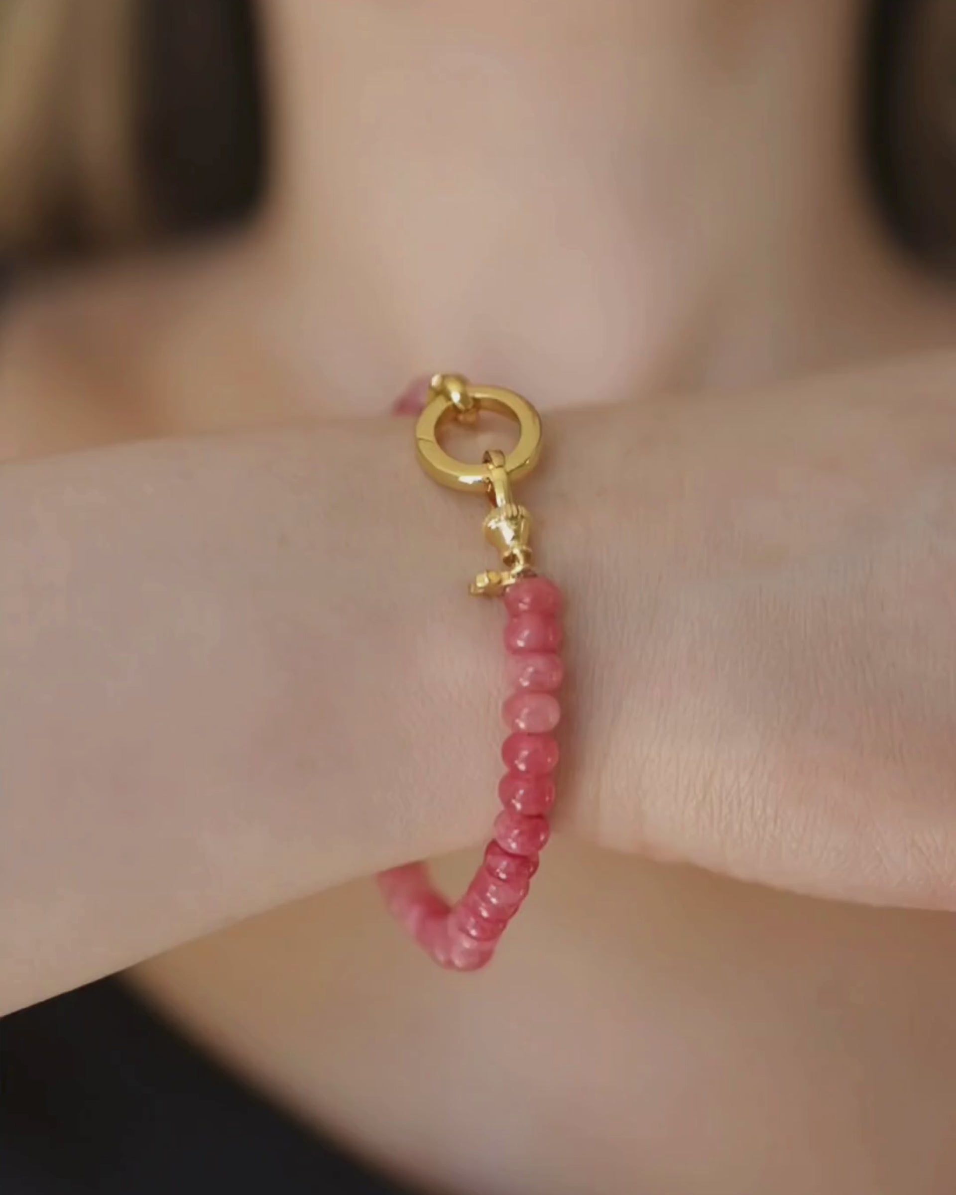 PETRA Strawberry Quartz Bracelet