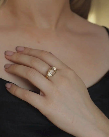 LUMI Ring - Clear Quartz