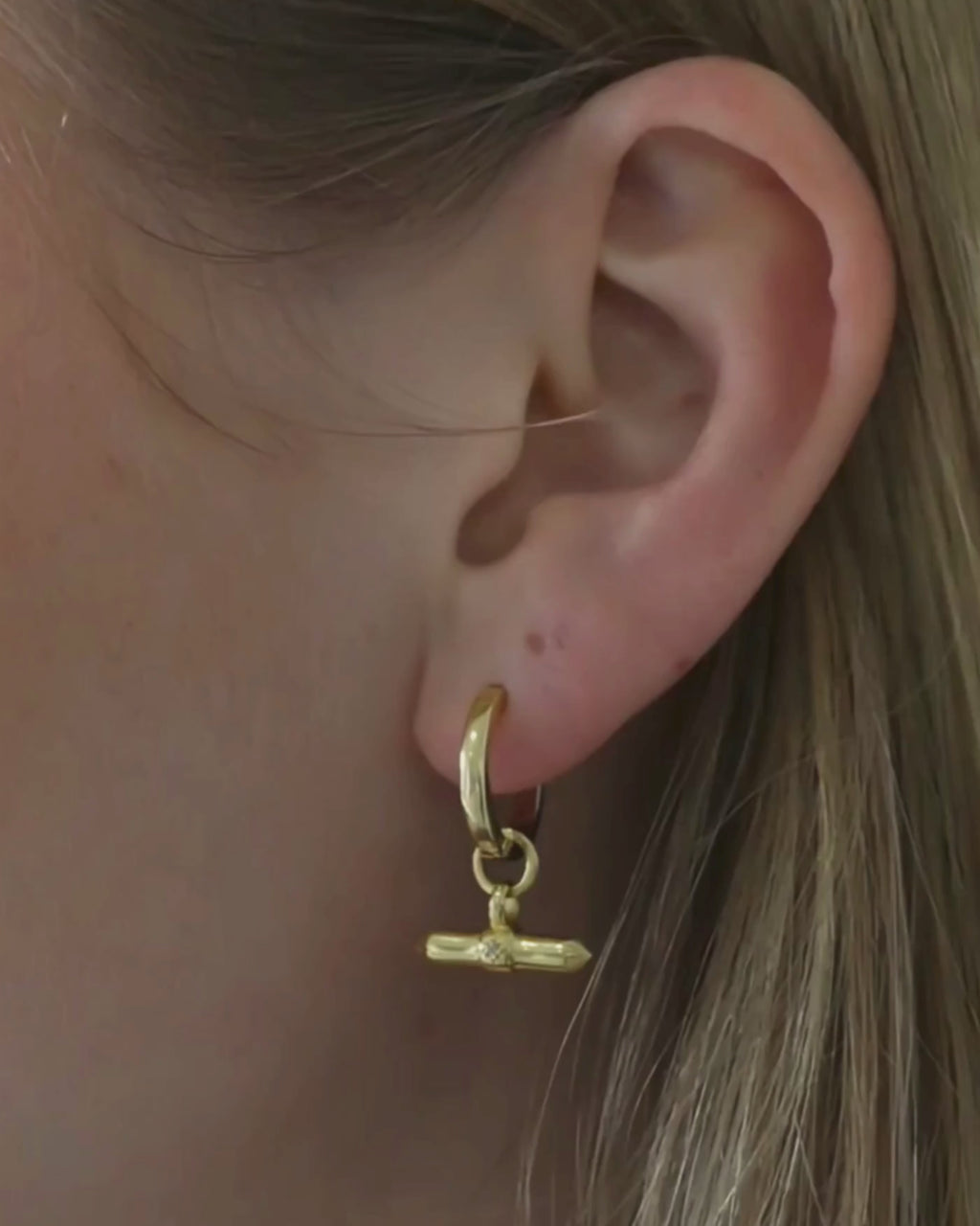 LAUREN Pointed T-Bar Earring Charms