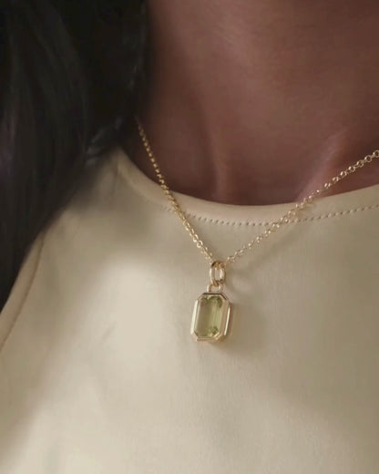 LUMI Pendant - Lemon Quartz