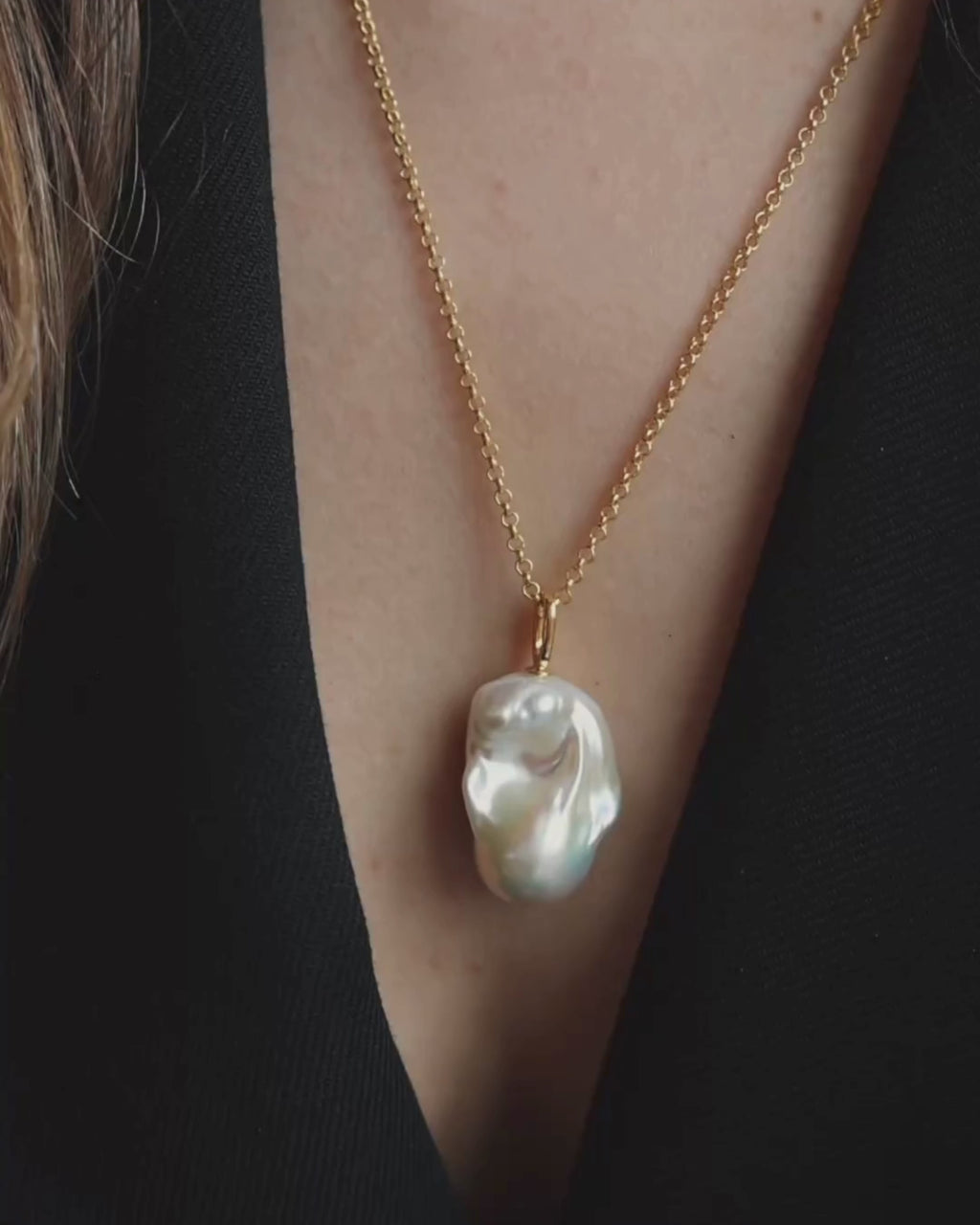 MARGOT XL Baroque Pearl Pendant