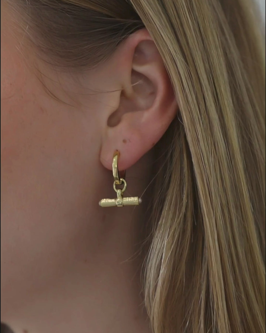 LIBBY Pearl T-Bar Earring Charms