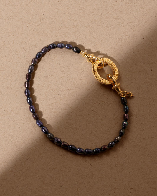 AERIN Pearl Bracelet - Black